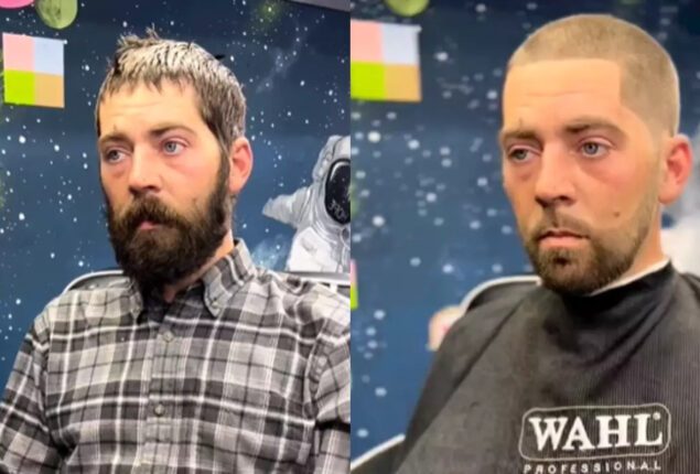 After a free haircut, homeless man looks 20 years younger: Viral