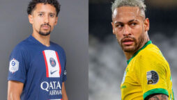 Neymar is in "great" shape for the FIFA World Cup, according to colleague Marquinhos