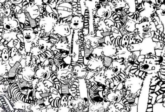 Optical Illusion: Spot Dinosaur 92% can’t find in Calvin and Hobbes