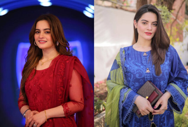 Minal Khan and Aiman Khan celebrate birthday with their family