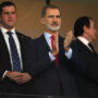 King Felipe of Spain Roots for National Team at World Cup