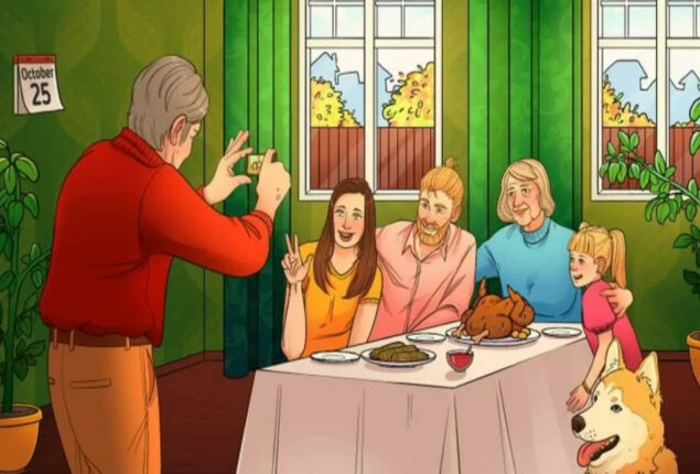 Brain Teaser: Can you detect the mistake in this Thanksgiving photo in 7 secs?