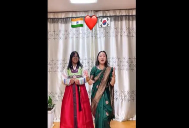 Indian and Korean women dance to “Jaane Kaha Mera Jigar Gaya” goes viral