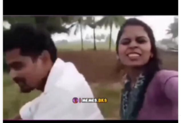 Viral: Couple on speeding bike tumbles, woman continue records video