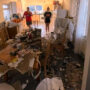 Helpless kids stare in fear as “crack in ceiling” collapses on them