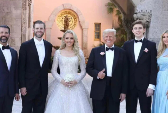 Tiffany Trump marries Michael Boulos at Mar-a-Lago