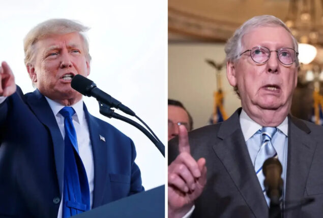 Mitch McConnell & Donald Trump: Republican rage over midterm elections