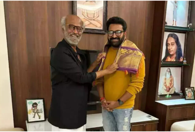 Rishab Shetty about his recent meeting with Rajinikanth