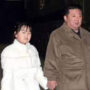 Kim, the leader of North Korea, makes a rare appearance with his daughter.