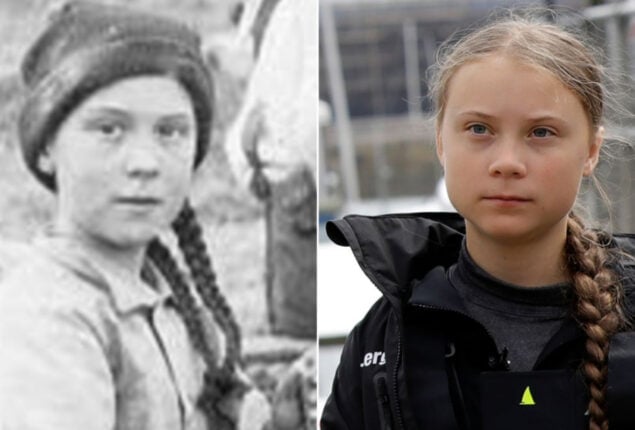 1890s pic disclosure, some say Greta Thunberg is a time traveller