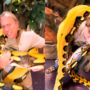 Watch viral video of Reptile Zoo Python Squeezes Its Handler