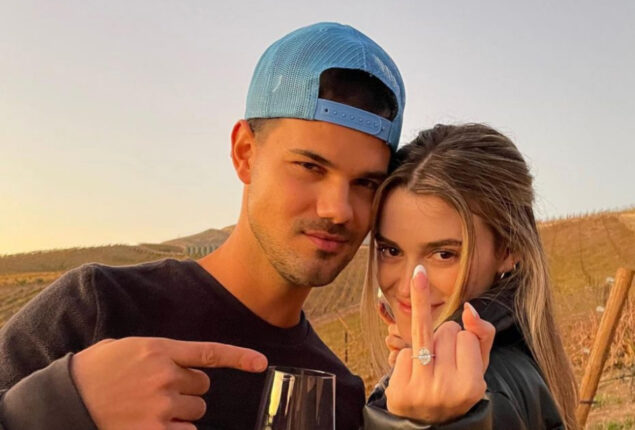 Taylor Lautner and Tay Dome’s 10-Carat Diamond Rings
