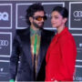 Deepika Padukone and Ranveer Singh attend an award show