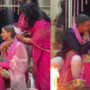 Viral video: Bride and groom kissing on wedding mandap