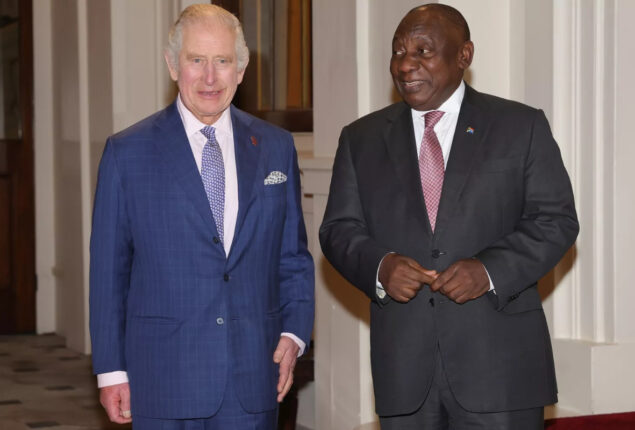 King Charles Wraps First State Visit of His Reign with Goodbye to South African President