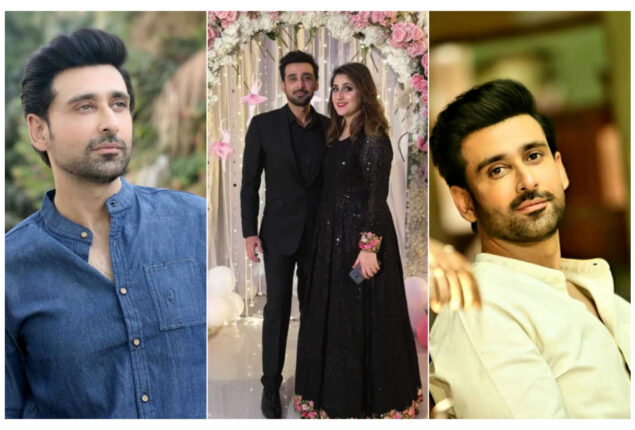 Sami Khan, a versatile and attractive actor, and his wife Shanzay Khan attended a wedding event