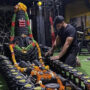 Giant shivling made out of gym equipment has gone viral