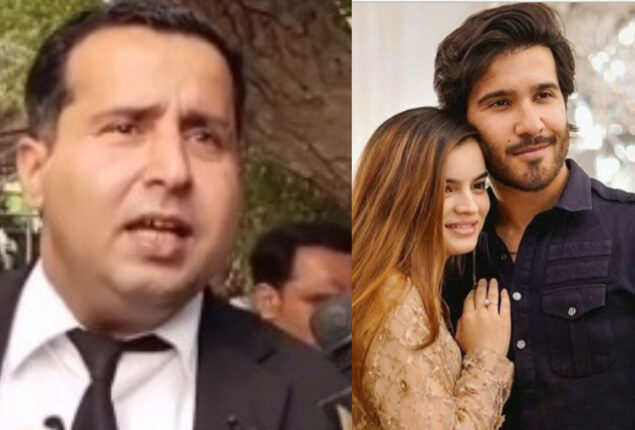 Feroze Khan lawyer talks to media about domestic violence lawsuit