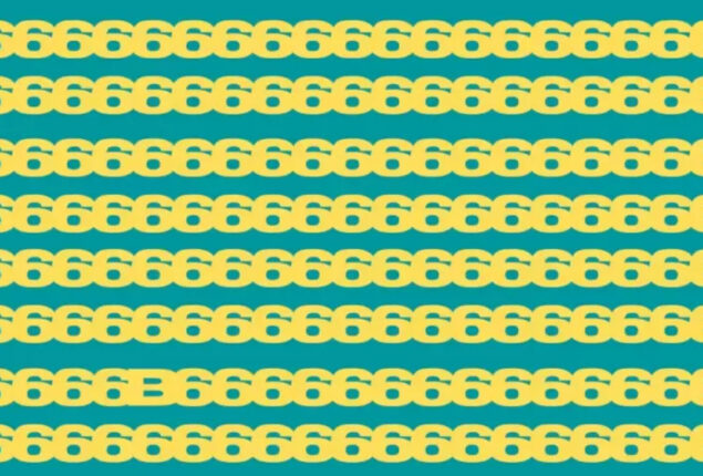 Optical Illusion: Find The B Among These 6s In This Image