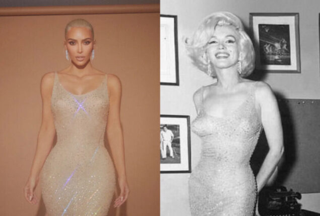 Marilyn Monroe’s dress was off-limits to Kim Kardashian until Kris called