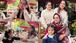 Beautiful pictures of Aiman Khan with her mom and daughter