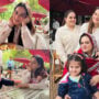 Beautiful pictures of Aiman Khan with her mom and daughter