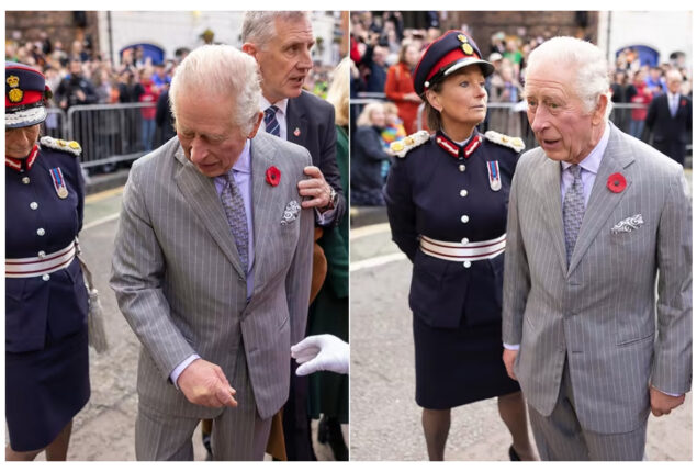 A video shows how King Charles and Camilla reacted to the hecklers