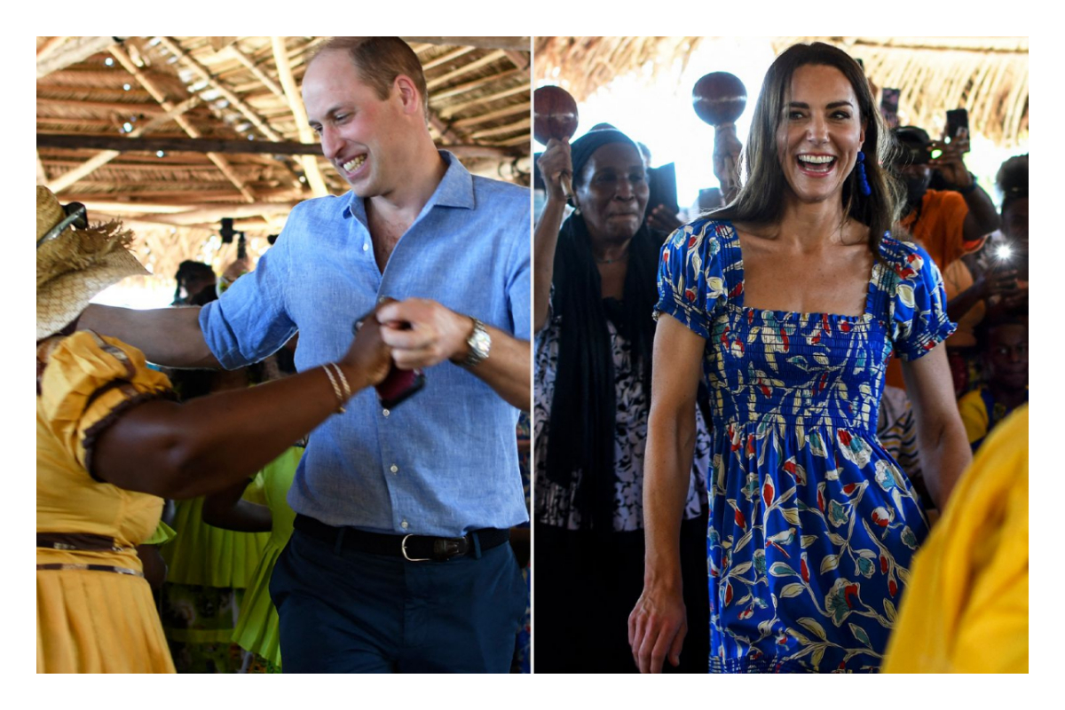 Kate and William dance like nobody's watching