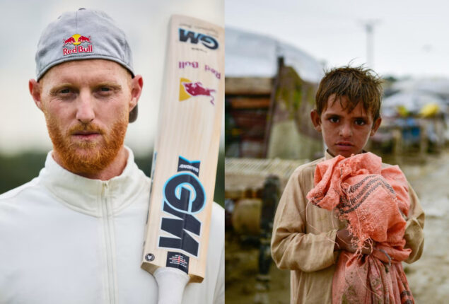 Ben Stokes pledges to contribute match earnings to flood relief in Pakistan