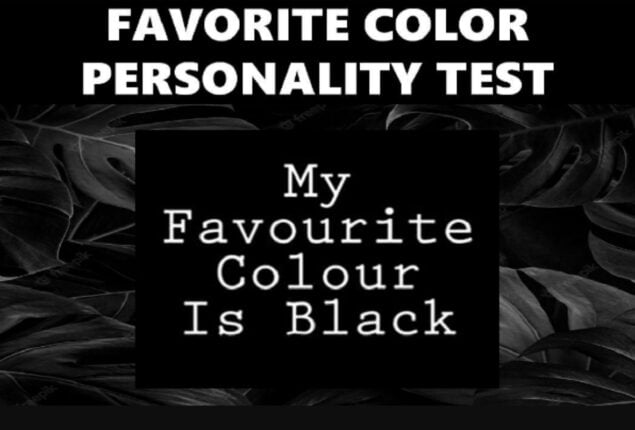 Black Favorite Color Personality