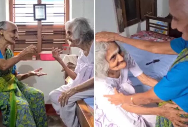 Emotional reunion: 80 year old friends will leave a lump in the throat