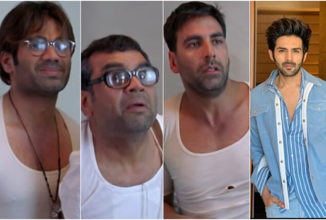 Kartik Aaryan joins Paresh Rawal and Suniel Shetty in Hera Pheri 3