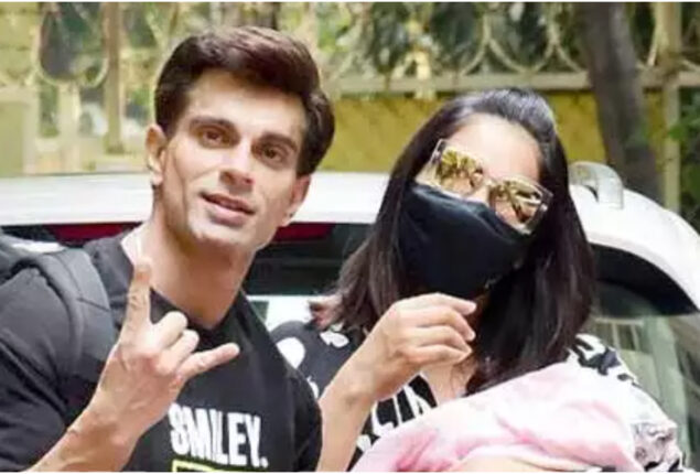 Bipasha Basu, Karan Singh Grover, with Devi return home