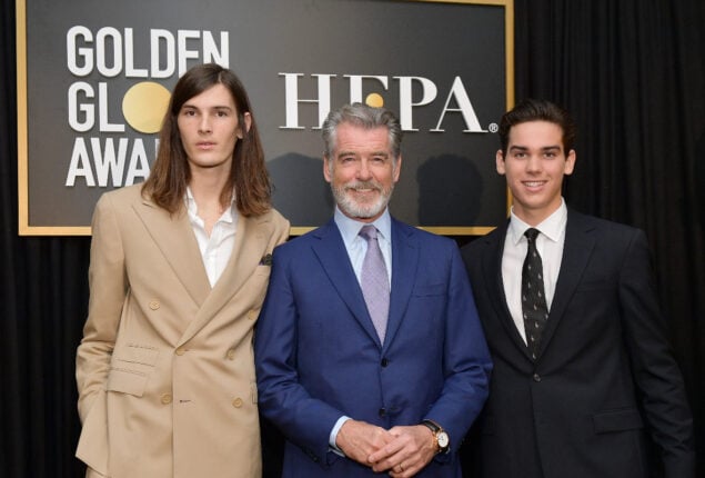 Dylan and Paris Brosnan, sons of actor Pierce Brosnan, comment on the nepotism debate