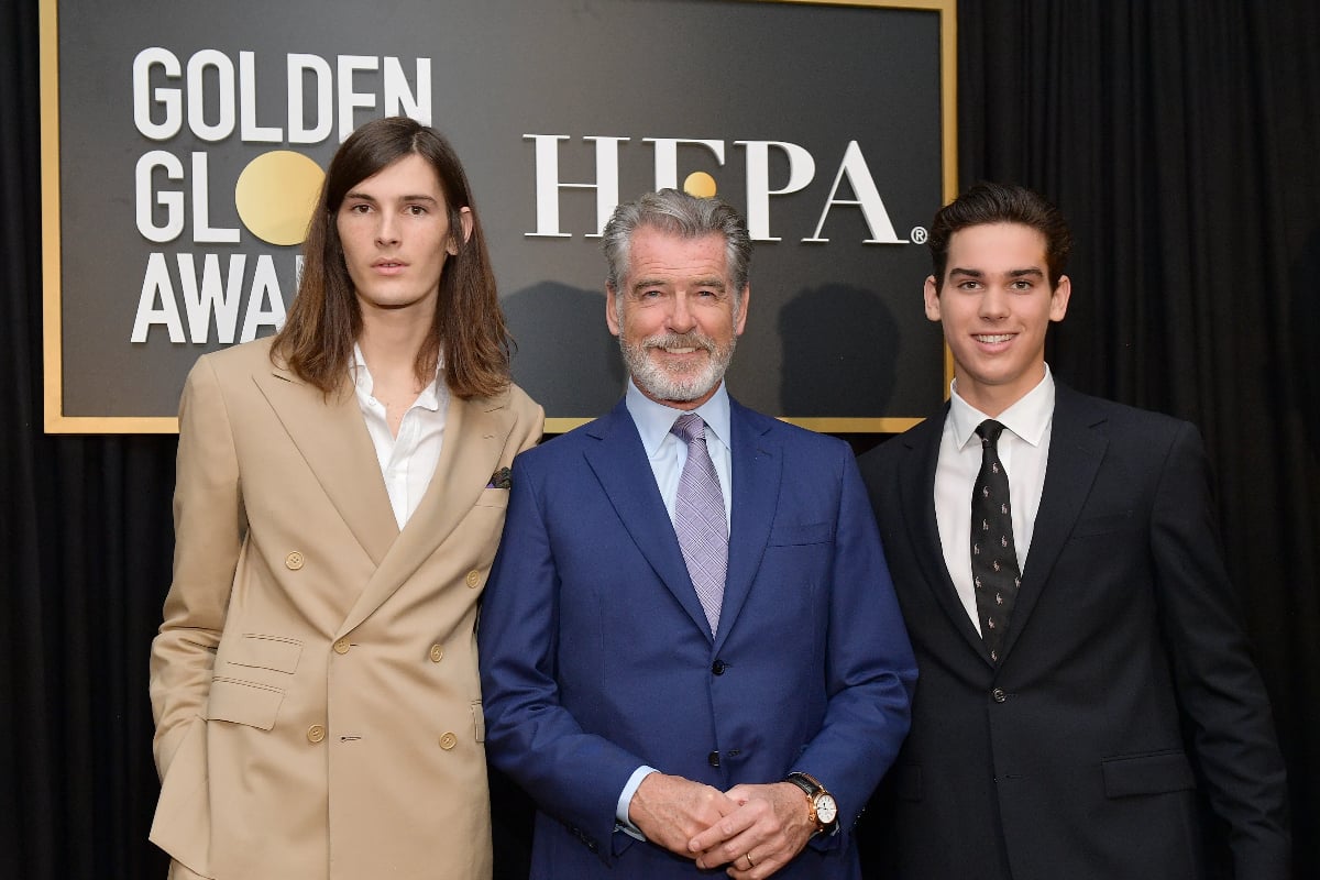 Dylan and Paris Brosnan