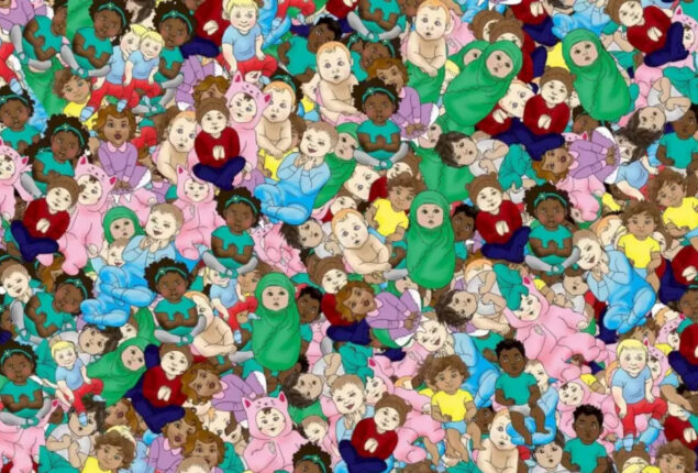 Optical Illusion: Find the sleeping baby in 50 seconds!