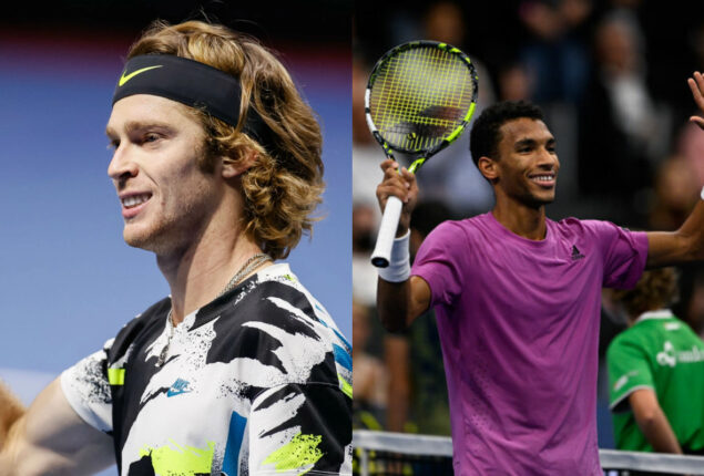Andrey Rublev and Felix Auger-Aliassime round out the ATP Finals lineup