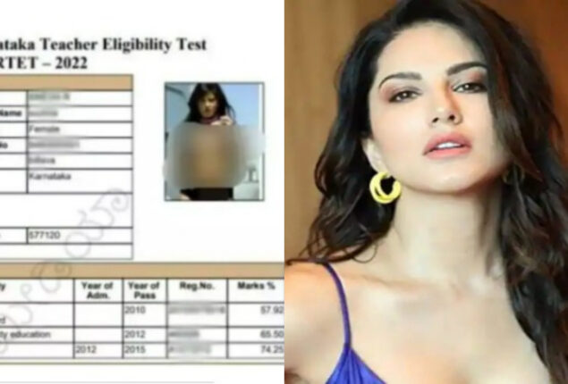 Sunny Leone photo on Karnataka TET admission card goes viral