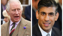 Rishi Sunak gives King Charles a nod before he is crowned