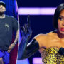 Kelly Rowland calms the AMAs crowd after Chris Brown’s victory