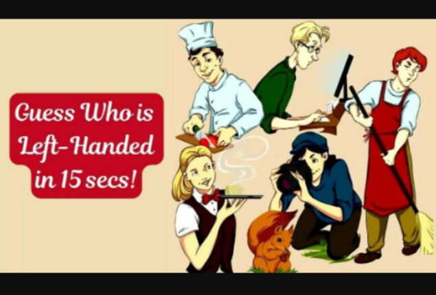 Brain Teaser: Guess who’s left-handed in 15 seconds!