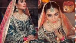 Ayeza Khan showcases bridal festive collection in her latest video 