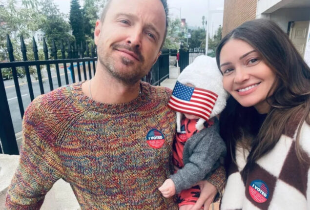 Aaron Paul and Wife Lauren Share Sweet Photo with Baby Son