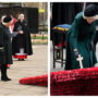Camilla seems in good spirits as she honours war dead at Westminster Abbey