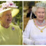 Pictures of Queen Elizabeth fixing a car engine will be sold at an auction