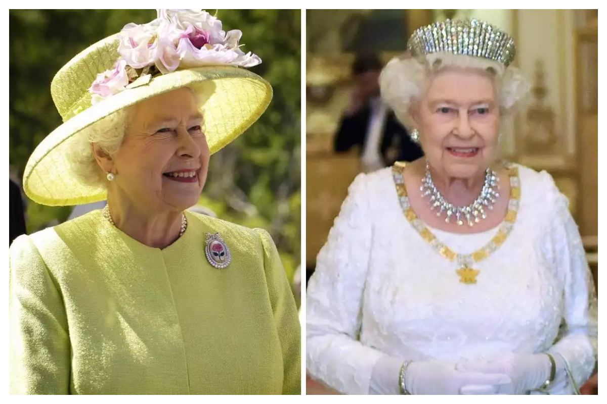 Pictures of Queen Elizabeth fixing a car engine will be sold at an auction