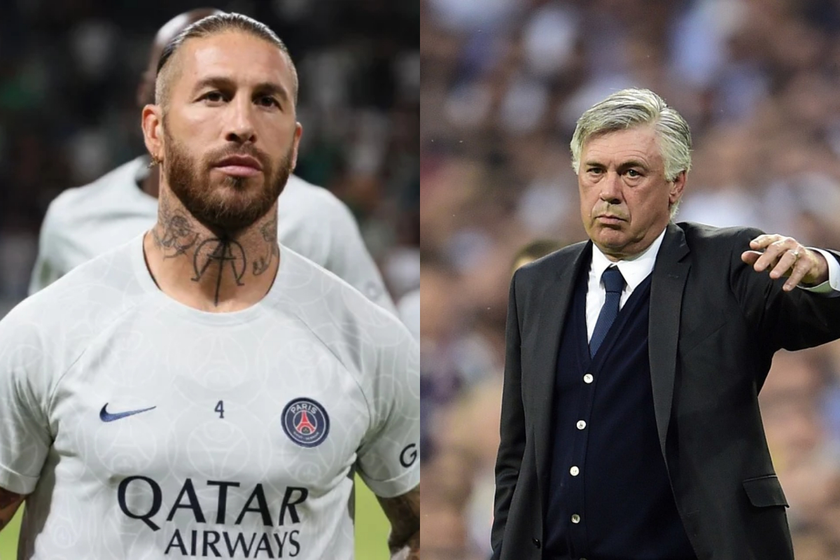 Sergio Ramos Carlo Ancelotti