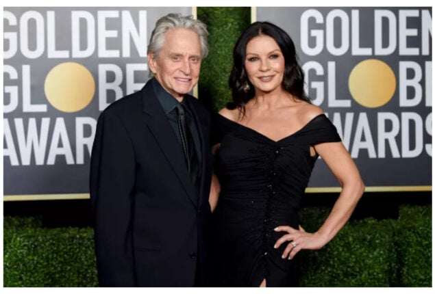 Michael Douglas  and Catherine Zeta-Jones celebrate their 22nd wedding anniversary