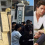 Shah Rukh Khan gets Diamond ‘Mannat’ nameplate; Fans gather for pictures