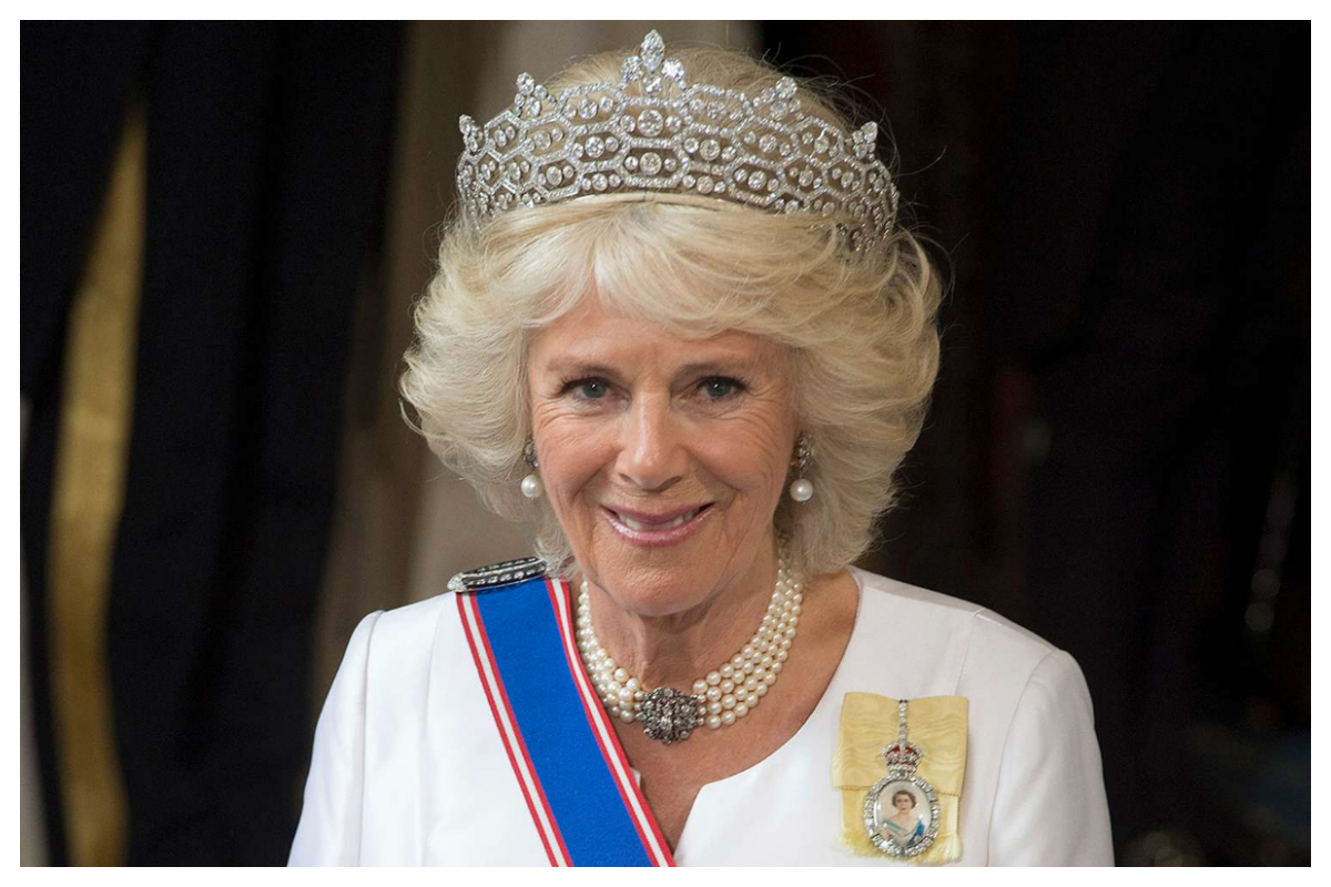 Queen Camilla laughed at her "amazing" ladder climb